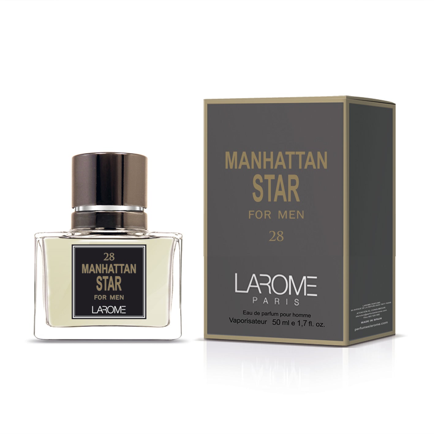Manhattan 28M Star for Men by Larome geïnspireerd door 212 VIP Men